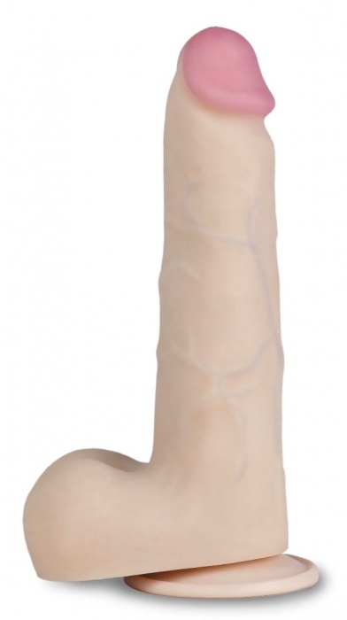 Телесный перезаряжаемый вибратор-реалистик из неоскин - 22 см. - LOVETOY (А-Полимер)