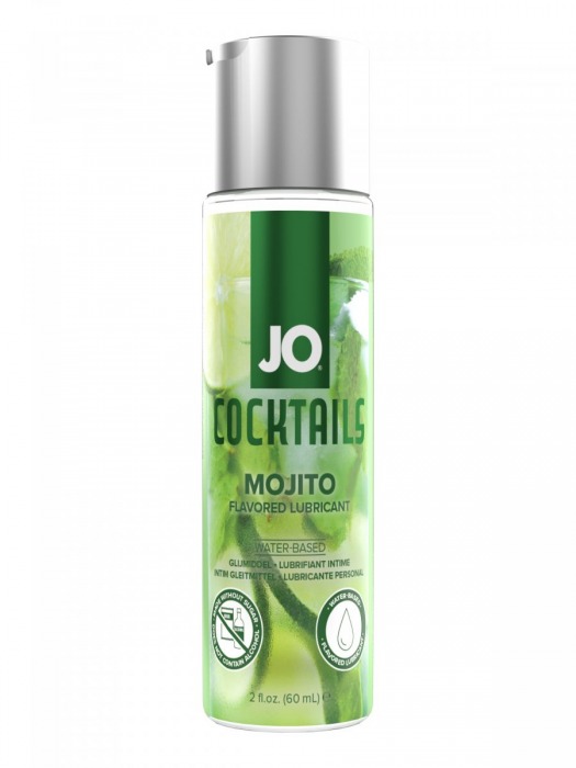 Вкусовой лубрикант на водной основе JO Cocktails Mojito - 60 мл. - System JO - купить с доставкой в Смоленске