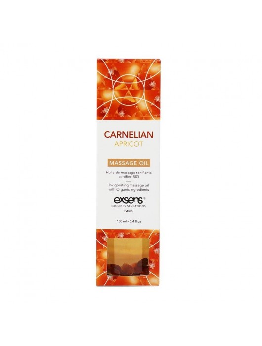 Органическое массажное масло CARNELIAN APRICOT - 100 мл. - Exsens - купить с доставкой в Смоленске