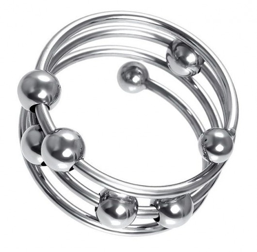 Большое металлическое кольцо под головку пениса - ToyFa - купить с доставкой в Смоленске