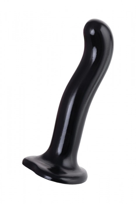 Черный стимулятор для пар P G-Spot Dildo Size L - 19 см. - Strap-on-me - в Смоленске купить с доставкой