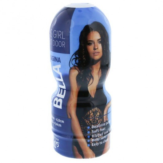 Телесный мастурбатор-вагина в тубе Bella - Dream Toys - в Смоленске купить с доставкой