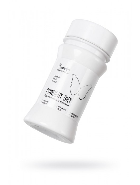 Пудра для ухода за игрушками Powdery Sky с ароматом мяты - 40 гр. - Eromantica - купить с доставкой в Смоленске