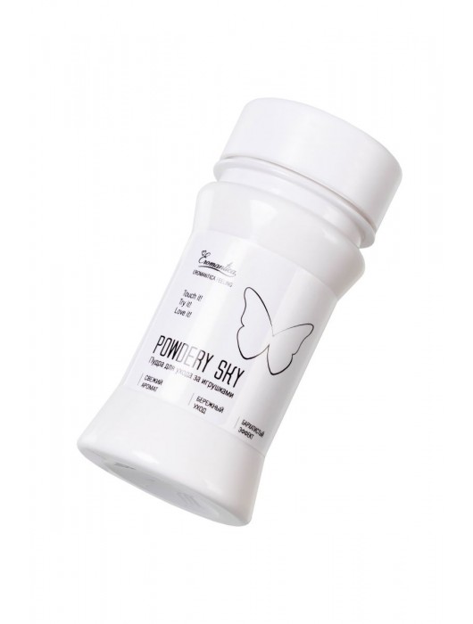Пудра для ухода за игрушками Powdery Sky с ароматом мяты - 40 гр. - Eromantica - купить с доставкой в Смоленске