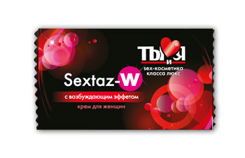 Возбуждающий крем для женщин Sextaz-W в одноразовой упаковке - 1,5 гр. - Биоритм - купить с доставкой в Смоленске