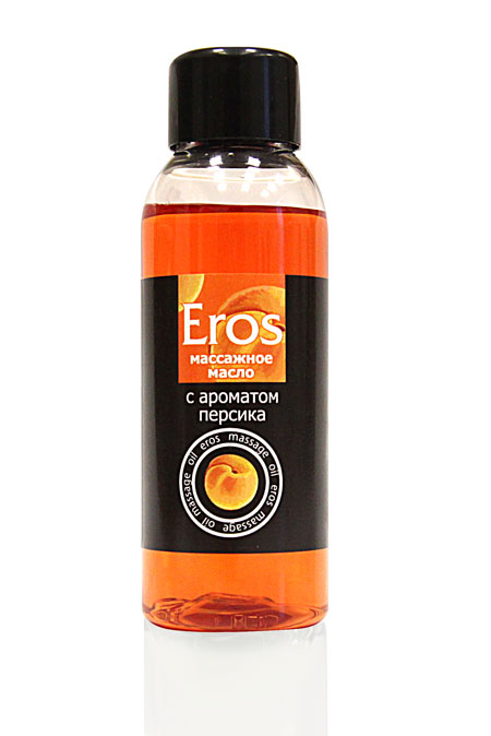 Массажное масло Eros exotic с ароматом персика - 50 мл. - Биоритм - купить с доставкой в Смоленске