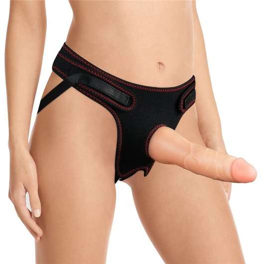 Женский страпон Easy Strapon Set 7.5 - 19 см. - Lovetoy - купить с доставкой в Смоленске