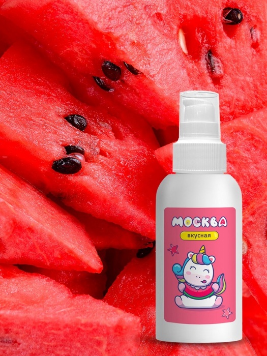Универсальная смазка с ароматом арбуза  Москва Вкусная  - 100 мл. - Москва - купить с доставкой в Смоленске