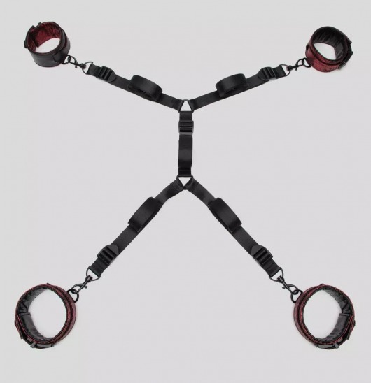 Изысканный набор фиксаций на кровати Reversible Under Mattress Restraint Set - Fifty Shades of Grey - купить с доставкой в Смоленске