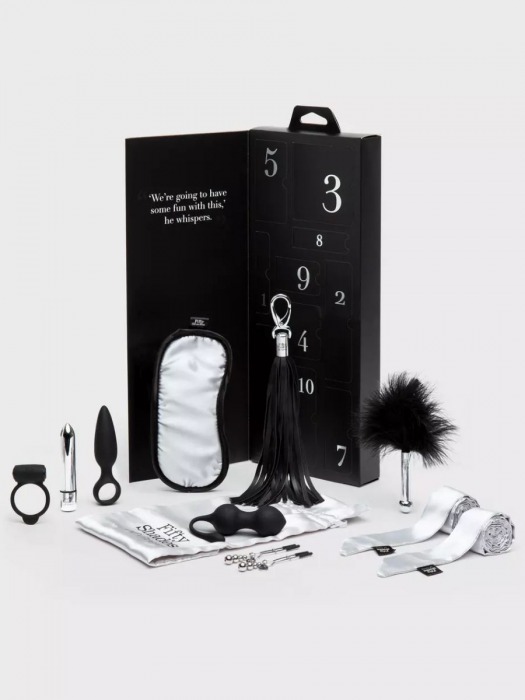 Эротический набор Pleasure Overload 10 Days of Play Gift Set - Fifty Shades of Grey - купить с доставкой в Смоленске