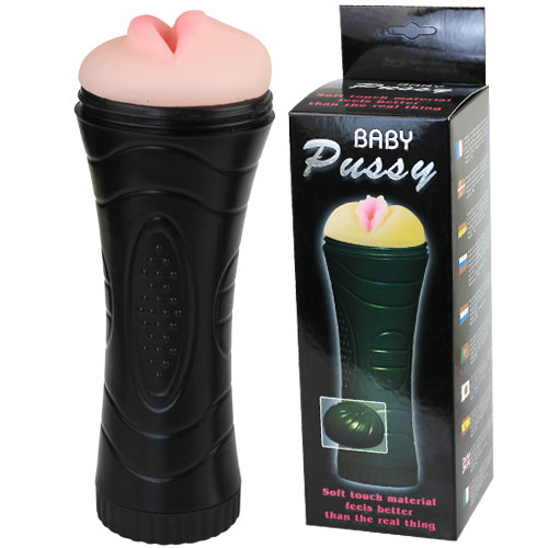 Мастурбатор-ротик  Baby Pussy в колбе без вибрации - Baile - в Смоленске купить с доставкой