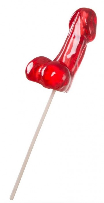 Красный леденец в форме фаллоса со вкусом виски - Sosuчki - купить с доставкой в Смоленске