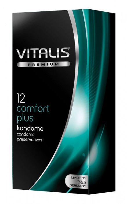 Контурные презервативы VITALIS PREMIUM comfort plus - 12 шт. - Vitalis - купить с доставкой в Смоленске