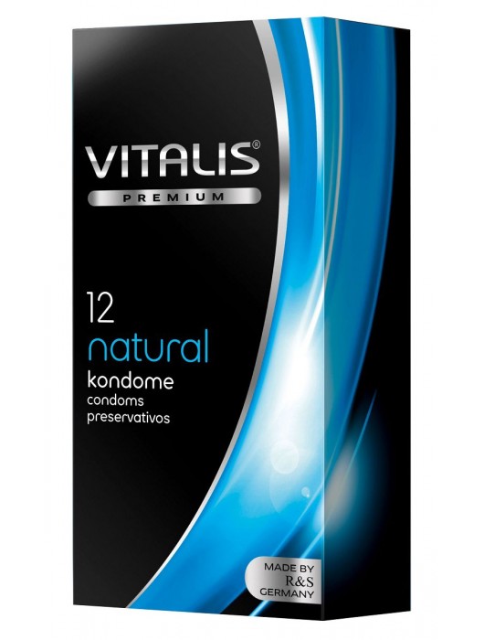 Классические презервативы VITALIS PREMIUM natural - 12 шт. - Vitalis - купить с доставкой в Смоленске