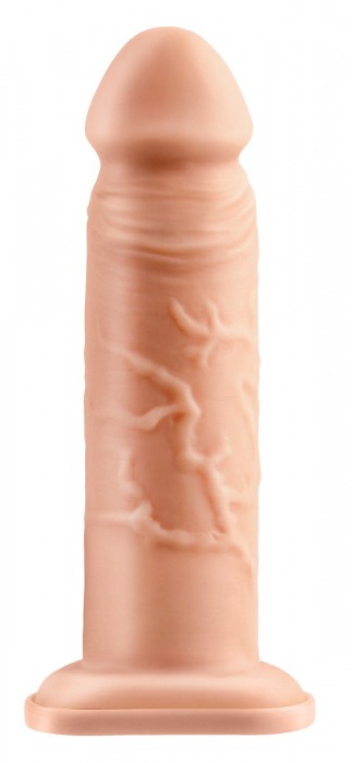 Телесный реалистичный фаллоимитатор с полостью Silicone Hollow Extension - 20 см. - Pipedream - купить с доставкой в Смоленске