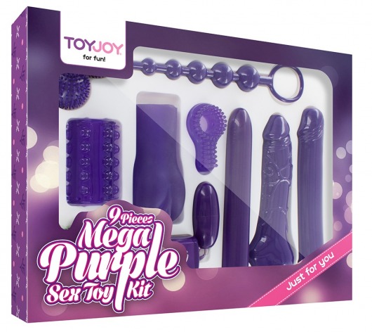Эротический набор Toy Joy Mega Purple - Toy Joy - купить с доставкой в Смоленске