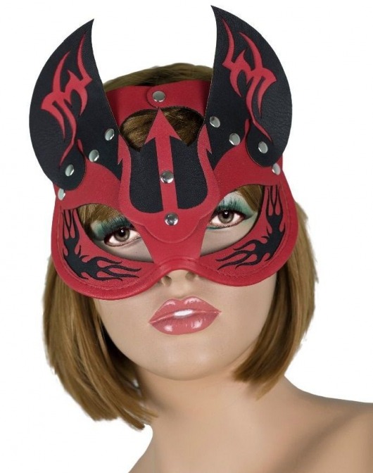 Маска дьяволицы с рожками - LOVETOY (А-Полимер) - купить с доставкой в Смоленске