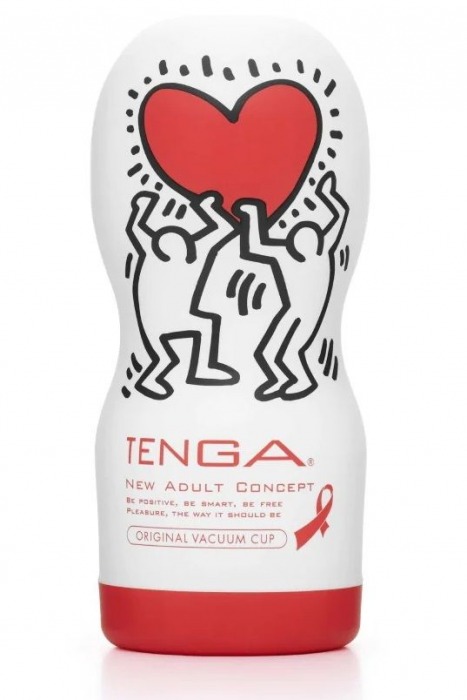Мастурбатор Keith Haring Cup Deep Throat - Tenga - в Смоленске купить с доставкой