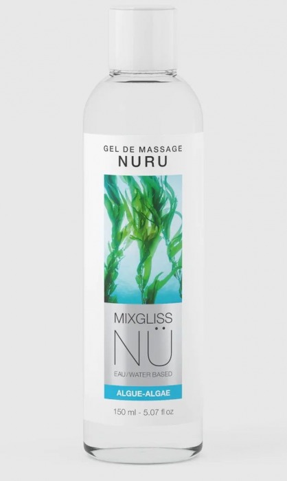 Массажный гель на водной основе Mixgliss NU Algae - 150 мл. - Mixgliss - купить с доставкой в Смоленске