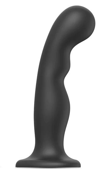 Черная насадка Strap-On-Me Dildo Plug P G size XXL - Strap-on-me - купить с доставкой в Смоленске