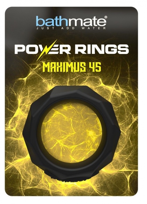 Черное эрекционное кольцо Maximus 45 - Bathmate - в Смоленске купить с доставкой