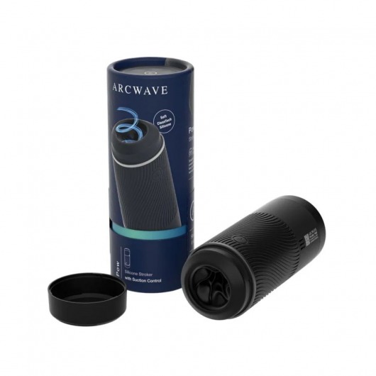 Черный мастурбатор с контролем всасывания Arcwave Pow Stroker - Arcwave - в Смоленске купить с доставкой