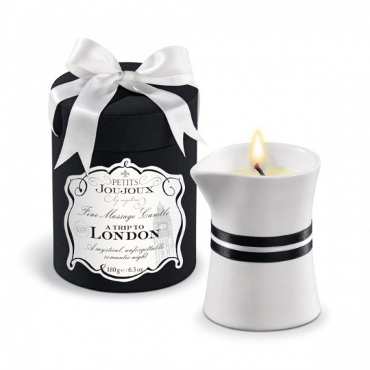 Массажное масло в виде большой свечи Petits Joujoux London с ароматом ревеня, амбры и чёрной смородины - MyStim - купить с доставкой в Смоленске