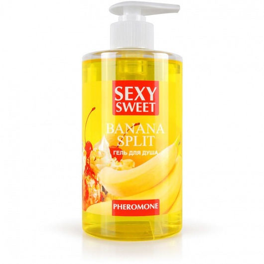 Гель для душа Sexy Sweet Banana Split с ароматом банана и феромонами - 430 мл. -  - Магазин феромонов в Смоленске