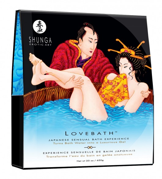 Соль для ванны Lovebath Ocean temptation, превращающая воду в гель - 650 гр. - Shunga - купить с доставкой в Смоленске