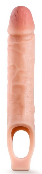 Телесная насадка на пенис 10 Inch Cock Sheath Extender - 25 см. - Blush Novelties - в Смоленске купить с доставкой