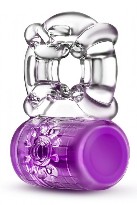Фиолетовое эрекционное виброкольцо Pleaser Rechargeable C-Ring - Blush Novelties - в Смоленске купить с доставкой