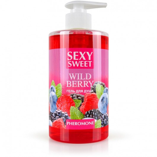 Гель для душа Sexy Sweet Wild Berry с ароматом лесных ягод и феромонами - 430 мл. -  - Магазин феромонов в Смоленске