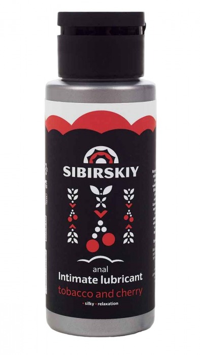 Анальный лубрикант на водной основе SIBIRSKIY с ароматом вишни и табака - 100 мл. - Sibirskiy - купить с доставкой в Смоленске