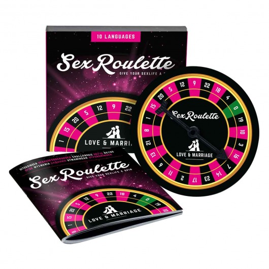Настольная игра-рулетка Sex Roulette Love   Marriage - Tease&Please - купить с доставкой в Смоленске