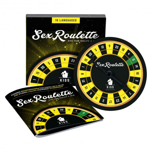 Настольная игра-рулетка Sex Roulette Kiss - Tease&Please - купить с доставкой в Смоленске
