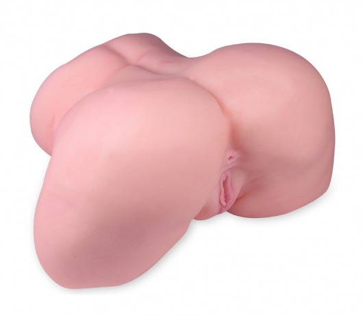 Реалистичный мастурбатор-полуторс с 2 рабочими отверстиями - S-HANDE - в Смоленске купить с доставкой