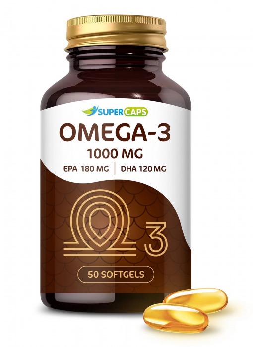 Пищевая добавка SuperCaps OMEGA-3 - 50 капсул (1000 мг) - SuperCaps - купить с доставкой в Смоленске