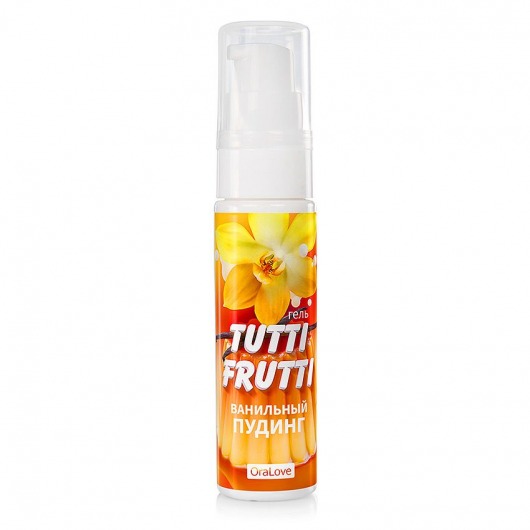 Интимный гель на водной основе Tutti-Frutti  Ванильный пудинг  - 30 гр. - Биоритм - купить с доставкой в Смоленске