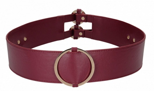 Бордовый ремень Halo Waist Belt - размер L-XL - Shots Media BV - купить с доставкой в Смоленске
