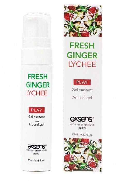 Возбуждающий гель Fresh Ginger Lychee Arousal Gel - 15 мл. - Exsens - купить с доставкой в Смоленске