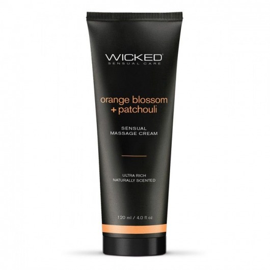 Массажный легкий крем WICKED Orange Blossom plus Patchouli - 120 мл. - Wicked - купить с доставкой в Смоленске