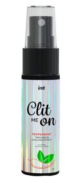 Клиторальный возбуждающий спрей Clit Me On Peppermint - 12 мл. - INTT - купить с доставкой в Смоленске