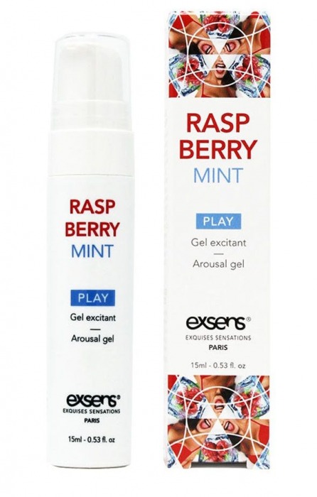 Возбуждающий гель Raspberry Mint с ароматом малины и мяты - 15 мл. - Exsens - купить с доставкой в Смоленске