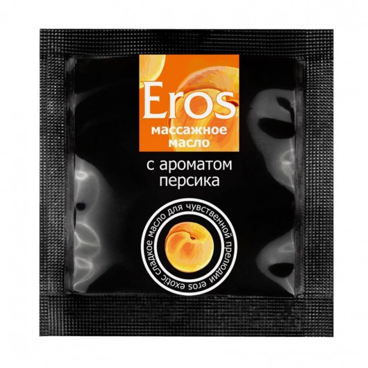 Саше массажного масла Eros exotic с ароматом персика - 4 гр. - Биоритм - купить с доставкой в Смоленске