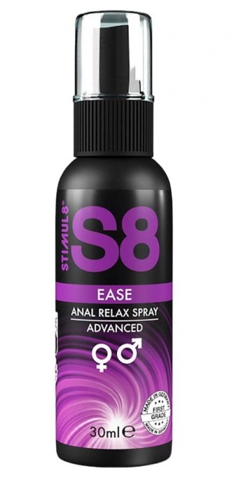 Расслабляющий анальный спрей S8 Ease Anal Relax Spray - 30 мл. - Stimul8 - купить с доставкой в Смоленске
