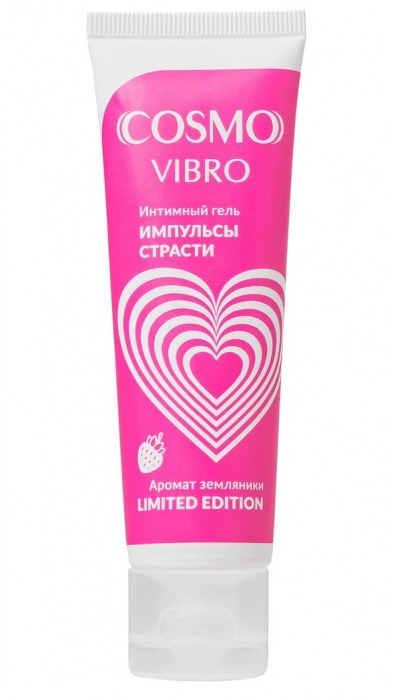 Возбуждающий гель на водно-силиконовой основе Cosmo Vibro с ароматом земляники - 50 гр. - Биоритм - купить с доставкой в Смоленске