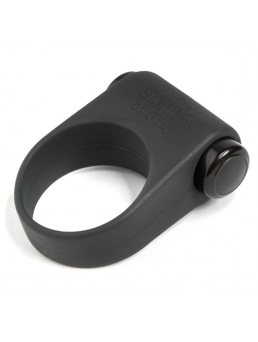 Серое эрекционное кольцо с вибрацией Feel It, Baby! - Fifty Shades of Grey - в Смоленске купить с доставкой