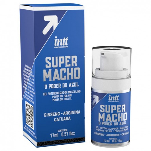 Мужской стимулирующий гель Super Macho - 17 мл. - INTT - купить с доставкой в Смоленске