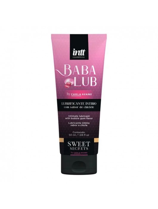 Лубрикант на водной основе Babalub с ароматом жвачки - 50 мл. - INTT - купить с доставкой в Смоленске