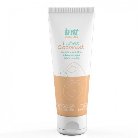 Лубрикант на водной основе Lubes Coconut с ароматом кокоса - 50 гр. - INTT - купить с доставкой в Смоленске